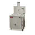 Cuiseur gaz cuve ronde 100 L aluminium