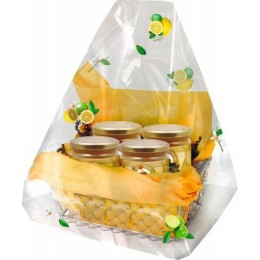 Rouleau papier irisé citron jaune 35 µ (1 x 120 m)