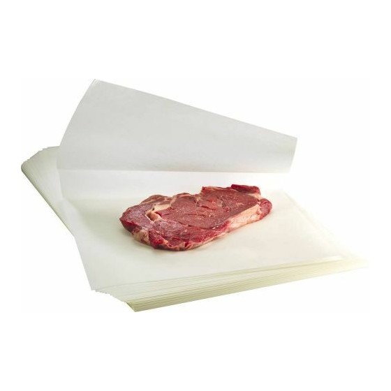 Papier ingraissable blanc 45 g/m² feuilles 33 x 25 cm - par 10 kg