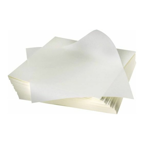 WINTEX Papier transparent 10x10 cm, 100 feuilles, blanc et