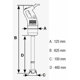 Mixer plongeant CMP 300 Combi