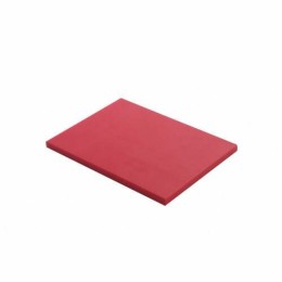 Planche de découpe PEHD rouge 60 x 40 x 2 cm