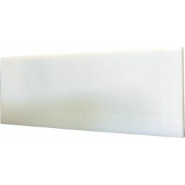 Plaque blanche PEHD 100 x 50 x 2,5 cm