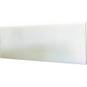 Plaque blanche PEHD 100 x 50 x 2,5 cm