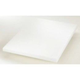 Planche de découpe PEHD blanc avec pieds 40 x 30 x 2 cm