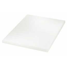 Planche de découpe PEHD blanc avec pieds 60 x 40 x 2 cm