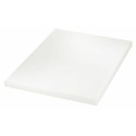 Planche de découpe PEHD blanc avec pieds 60 x 40 x 2 cm