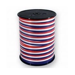 Bolduc bleu blanc rouge 10 mm x 225 m