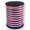 Bolduc bleu blanc rouge 10 mm x 225 m
