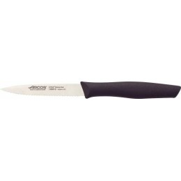 Couteau d'office souple cranté Arcos noir 10 cm