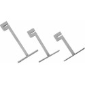 Support mural inox pour barre 150 mm