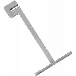 Support mural inox pour barre 150 mm