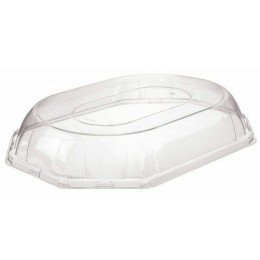 Couvercle plastique pour plat octogonal 36 x 24 cm - par 50