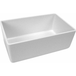 Saladier rectangulaire Chunky Crock mélaminé blanc 3,2 L