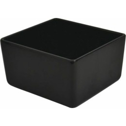 Saladier rectangulaire Chunky Crock mélaminé noir 2 L