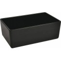 Saladier rectangulaire Chunky Crock mélaminé noir 3,2 L