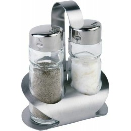 Ménagère sel poivre huile et vinaigre : Stellinox