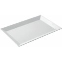Plat glacière mélamine blanc 29 x 19 x 2 cm