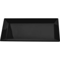 Plat glacière mélamine noir 30 x 16,8 x 2 cm