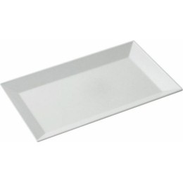 Plat glacière mélamine blanc 26x16,5x2 cm