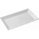 Plat glacière mélamine blanc 26 x 16,5 x 2 cm