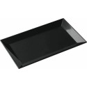 Plat glacière mélamine noir 26 x 16,5 x 2 cm