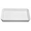 Plat ravier mélamine blanc 26 x 14,2 x 4,5 cm