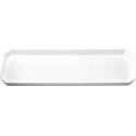 Plat ravier mélamine blanc 56 x 19 x 3,5 cm