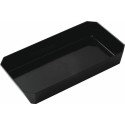 Plat ravier mélamine noir 26 x 14,2 x 4,5 cm