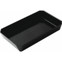 Plat ravier mélamine noir 29,5 x 17 x 4,5 cm