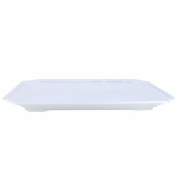Plat octogonal mélamine fabriqué en France 34 x 23 x 3 cm