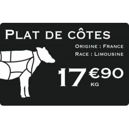 Carte PVC noire/500