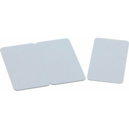 Carte pré-imprimée PVC effet ardoise 86x54mm /100