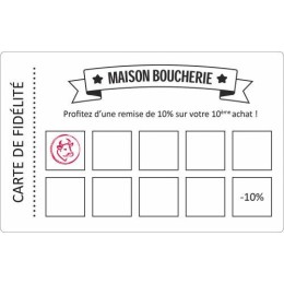 CARTE PAPIER BLANC 8.56X5.4CM / 100