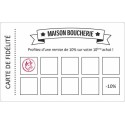 Carte papier blanc 8,5 x 5,4 cm - par 100