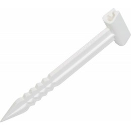 Pique large blanc 10 cm pour étiquette Edikio - par 25