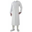 Tablier de laboratoire en nitrile blanc 500 µ 115 cm