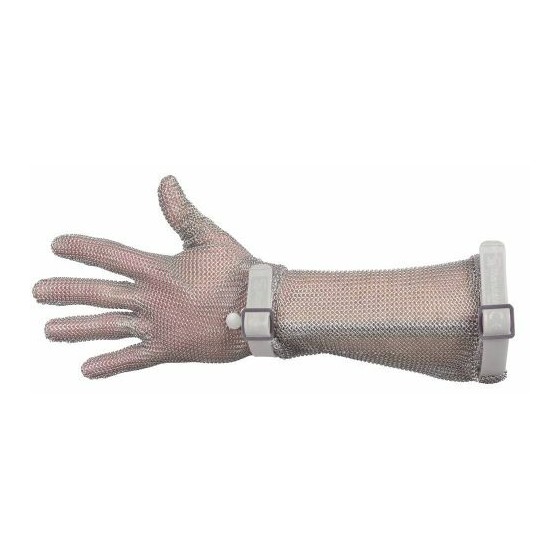 Gants cotte de maille gris résistants aux coupures