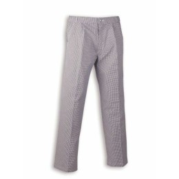 Pantalon polycoton pied de poule T.40