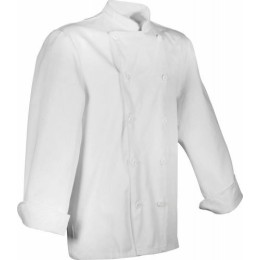 Veste coton blanche manches longues T4