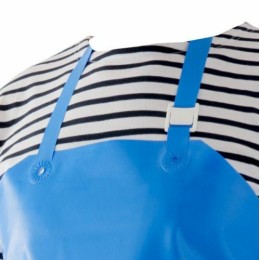 Tablier poissonnier polyuréthane bleu 115 x 90 cm