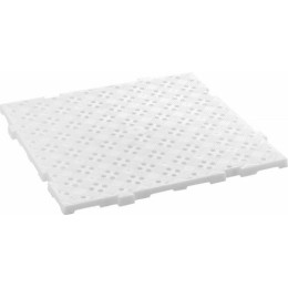 Caillebotis blanc 50 x 50 x 2 cm