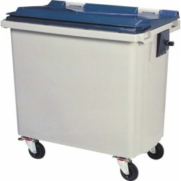 Poubelle sur roues 660L : Gris