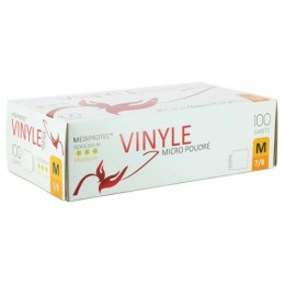 Gant vinyle blanc 7/8 M - par 100