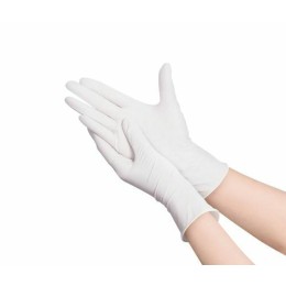 Gant vinyle blanc 7/8 M - par 100