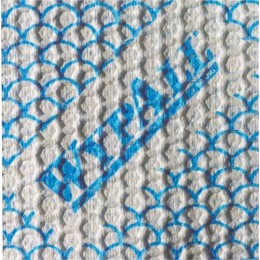 Lavette gaufrée usage court Wypall x80 bleu 35,5 x 33,5 cm - par 30