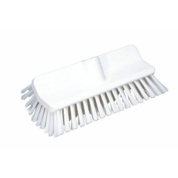 Balai brosse arrondi blanc fibres dures
