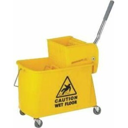 Chariot de lavage avec presse lavage à plat 20 L