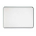 Plateau self-service PP blanc 58 x 41 x 2,5 cm