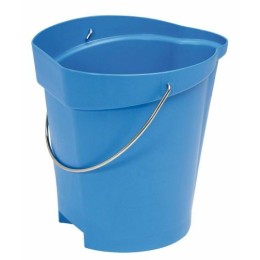 Seau polypropylène 12 L bleu